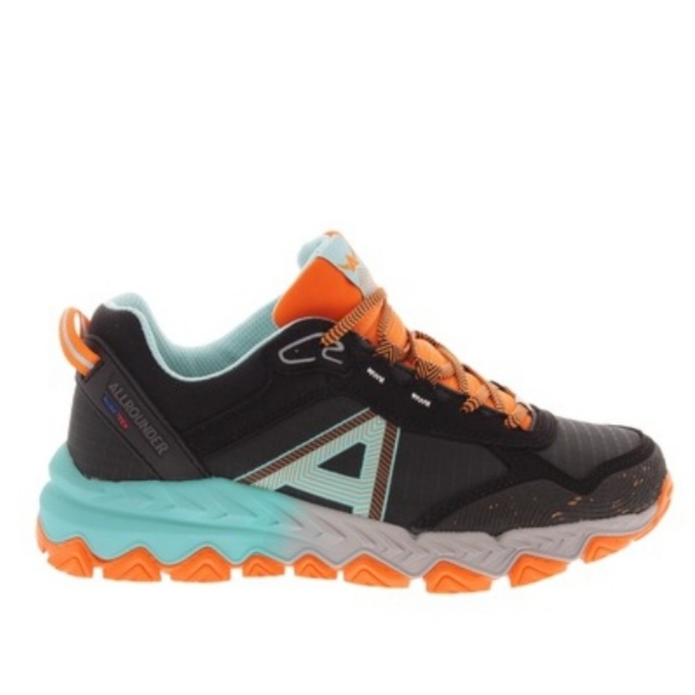 Mephisto Black and Orange Athletic Shoes